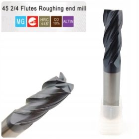 Rezač od tvrdog metala 10mm L75 4 oštrice 45HRC ED100