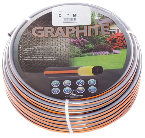 Bazénová hadica k čerpadlu - 4-SLOJNO VRTNO CRIJEVO 1/2 50m BEST GRAPHITE