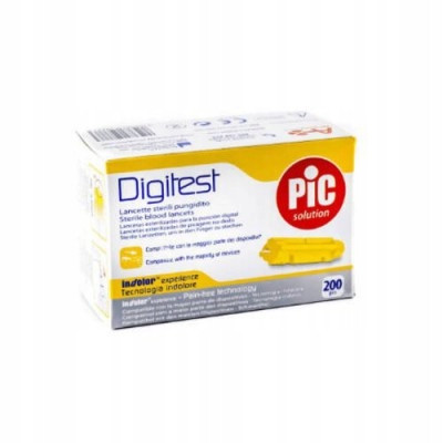 Lancete za Testiranje Nivoa Glukoze Digitest PIC, 200 komada