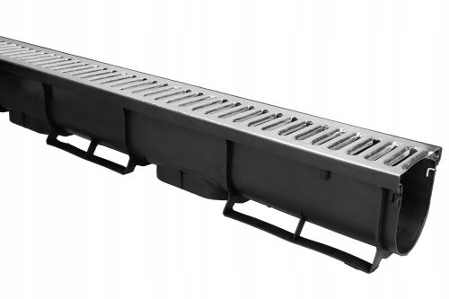 LINEARNA DRENAŽA Plastično/pocinčano korito h90