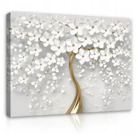 3D slika na platnu za dnevni boravak STABLO 120x80