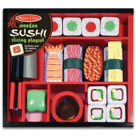   Dječja drvena kuhinja za rezanje Sushi Melissa i Doug - 12608
