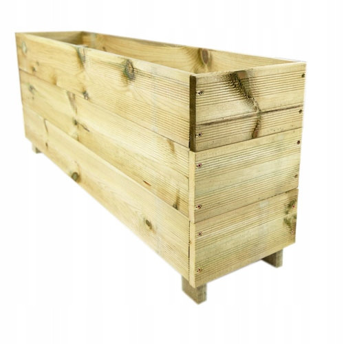 Balkonska kutija 30 x 124 cm drvo