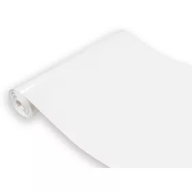 Bijela sjajna samoljepljiva folija za namještaj 45cm DIY