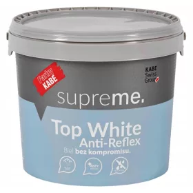   KABE TOP WHITE 10L, Antirefleksna akrilna boja za zidove, Mat Bijela