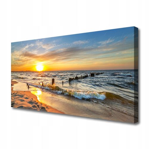  Otisak na platnu More Sunset Beach 120x60