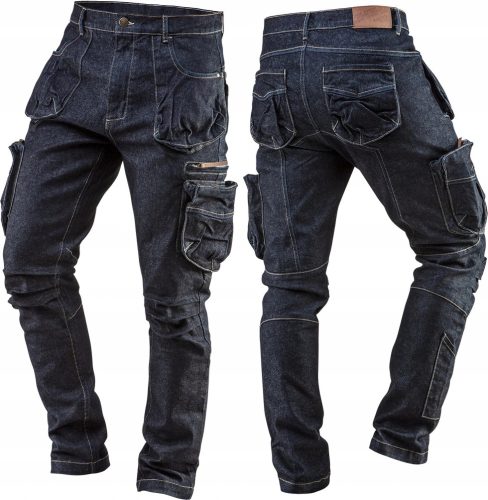 Neo Tools Radne Hlače Jeans XL/54 Denim do Struka