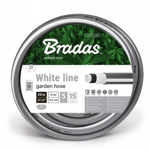  Bradas WWL1/250 vrtno crijevo 50 m PVC
