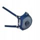 Olmed sportska maska +2 filtera - tamnoplava - S