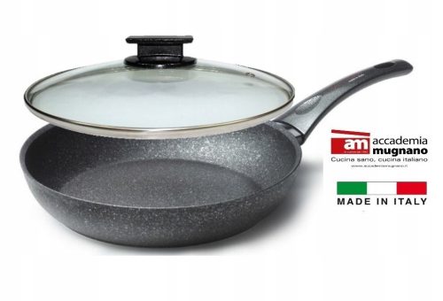 Tradicionalna tava Accademia Mugnano Diamante Di luna 28 cm, titan