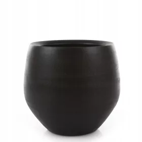    Edelman saksija 26 cm x 26 x 23 cm promjer 26 cm keramika crna