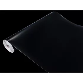 Crna mat folija za namještaj dimenzija 90cm