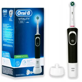    Oral-B D100 Vitality Cross Action električna četkica za zube crna