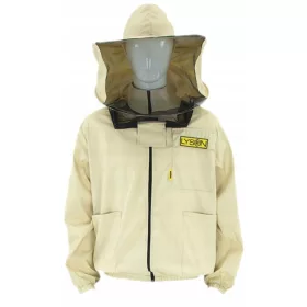 Bluza s kapuljačom OPTIMA za pčelare, veličina L, bež