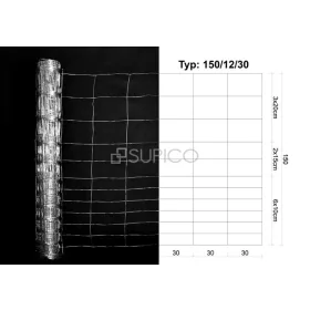 Supico mreža za ogradu 1,5x50m