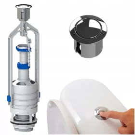   WC ODVODNI VENTIL ZSb-210 1 1/2'' + gumb za ispusni ventil WC vodokotlića