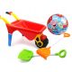 Dječji set za pijesak: Taczka s Grabljama i Lopatom + Lopta Peppa Pig