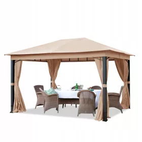Paviljon za vrt 3x4 m Premium smeđi