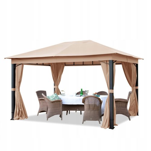 Paviljon za vrt 3x4 m Premium smeđi