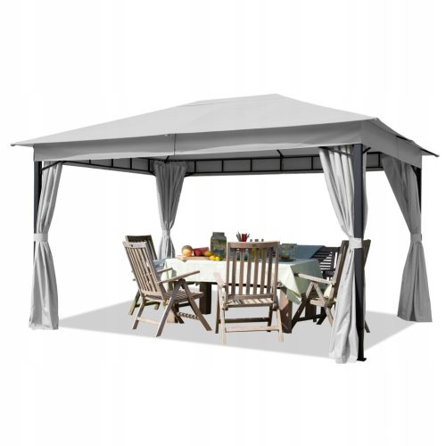 Vrtni paviljon Sunset Classic sivi 3x4m