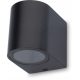 Lampa za vrt KINKIET FASADNA crna GU10 aluminij