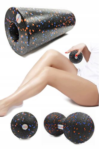  SET ZA MASAŽU ROLLER + LOPTA + DUPLA EPP FITNESS CROSSFIT MASAŽA