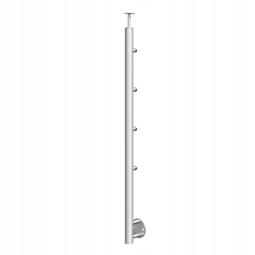 Stup balustrade za bočnu ugradnju Ø42,4 x 1170 mm, 4 x Ø12,0 mm - unutarnji
