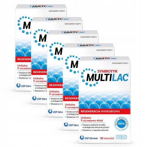 MULTILAC Kapsule - Sinbiotički Dodatak Prehrani s 9 Sojeva Bakterija