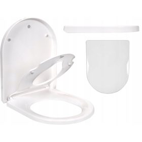 WC daska FALA, bijeli polipropilen