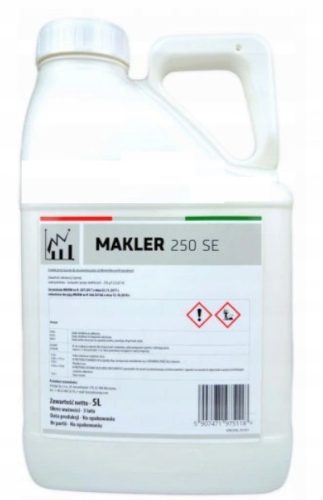 MAKLER 250 SE - Visoko učinkovit fungicid za zaštitu poljoprivrednih kultura 5L