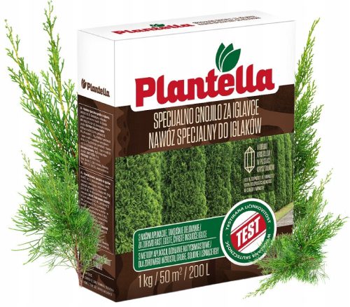 Nawóz za četinjače Plantella, pripravak za bor, smreku, jodlu - 1 kg