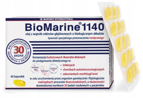 BioMarine® 1140 - Olej iz jetre dubokomorskih morskih pasa za specijalne medicinske potrebe