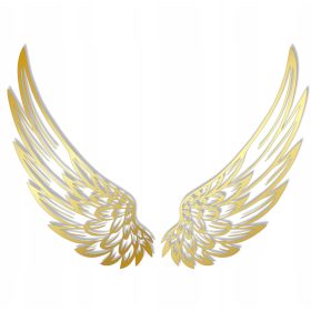 ZLATNA KRILO DEKORACIJA 100cm x 85cm zidni AŽUR zidni panel