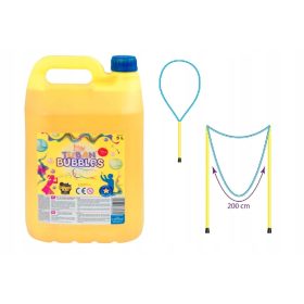 TUBAN Set za mjehuriće od sapunice, žice + tekućina, 5L