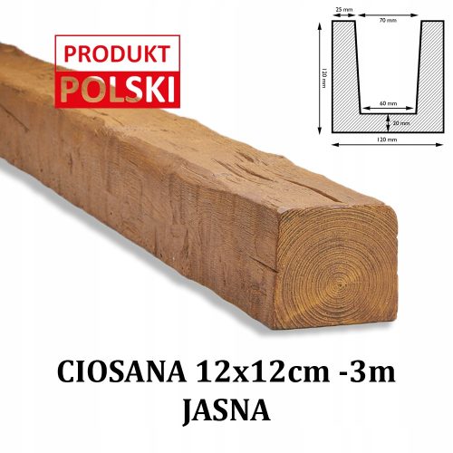 RUSTIČNA IMITACIJA GREDE 12x12 3m