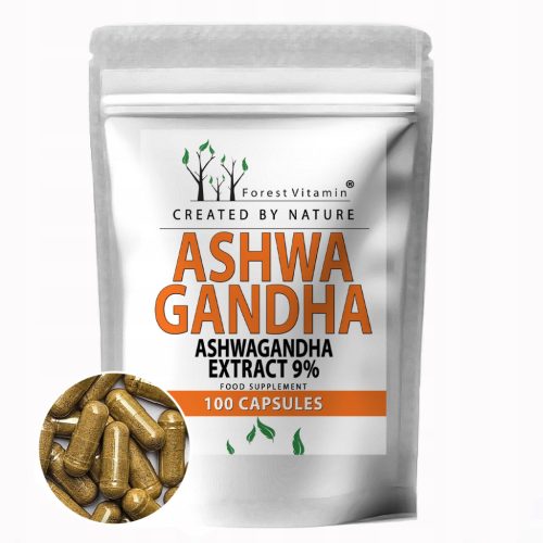Forest Vitamin® Ashwagandha Ekstrakt 9% - 100 Kapsula od 700 mg