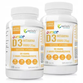   Vitamin D3 800IU 20µg za djecu, tablete za sisanje - Wish Pharmaceutical