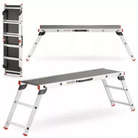 Više ljestve 2,58 m aluminijske 1 x 2 do 150 kg