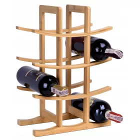 Stojak za vino od bambusa TODGAR