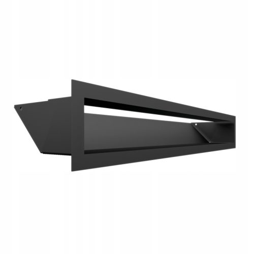 Kratka za ventilaciju kamina LUFT 9x60 cm crna