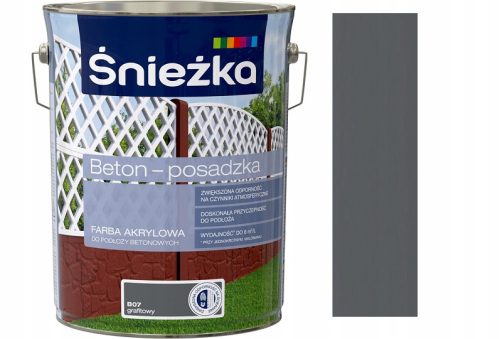 Akrilna boja Snježka Grafit 5 l