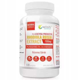   Wish Ekstrakt Rodiole Ružičaste 200mg - 120 kapsula za bolje zdravlje