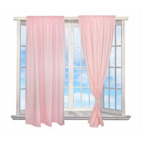  Glatka zavjesa na traci puder roza 145/230