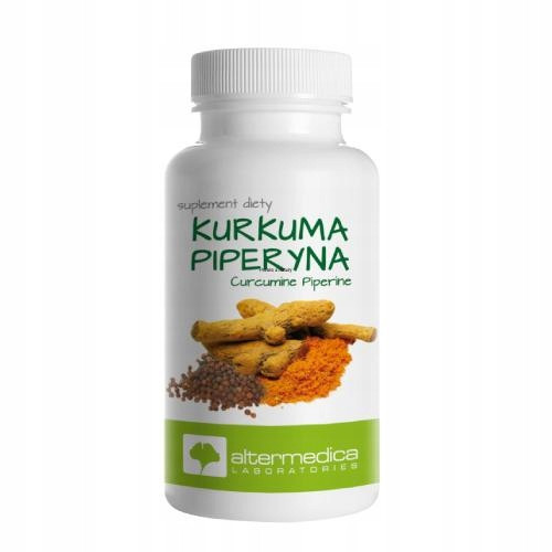 Suplement prehrane Alter Medica Kurkuma Piperine - Kapsule s kurkumom i piperinom za bolje zdravlje i probavu. Ovaj proizvod sadrži ekstrakt kurkume i crnog papra, koji podržavaju rad jetre, olakšavaj