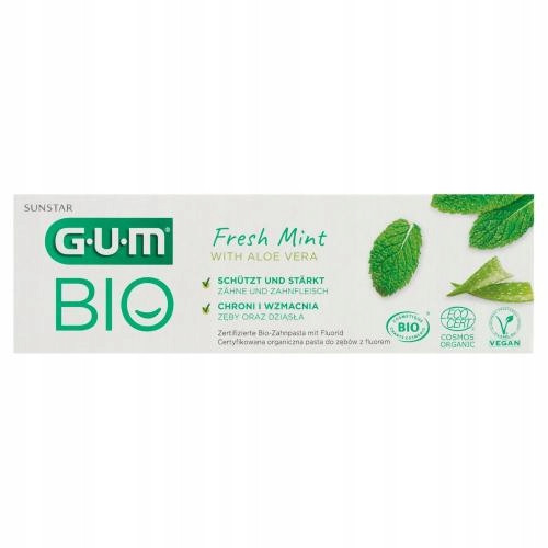GUM Bio Pasta za zube s okusom svježe mente, 75 ml