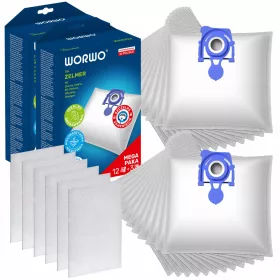 Vrećice za usisivač Worwo ZMB02K_X24, 24 kom.