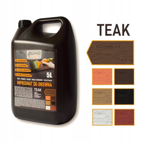 Impregnant za drvo ARDASO 5l teak