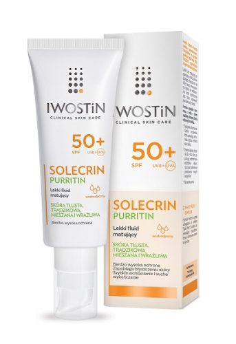 IWOSTIN SOLECRIN PURRITIN Fluid za matiranje SPF 50+