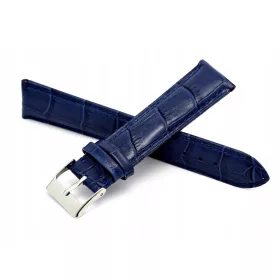   Remen za sat 20MM Plavi Krokodilski Kožni Remen s Teksturiranim Učinkom