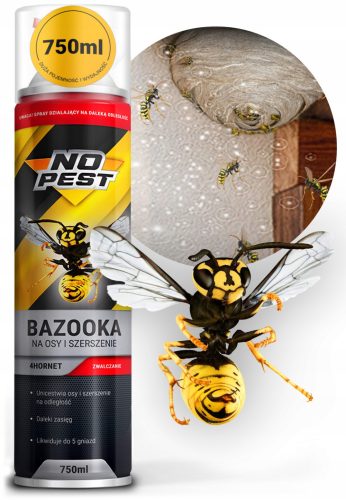 Sredstvo protiv insekata - No Pest Bazooka sprej za ose i stršljene 750 ml